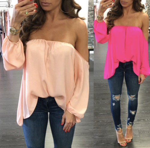 Bluzka off shoulder, bluzka hiszpanka