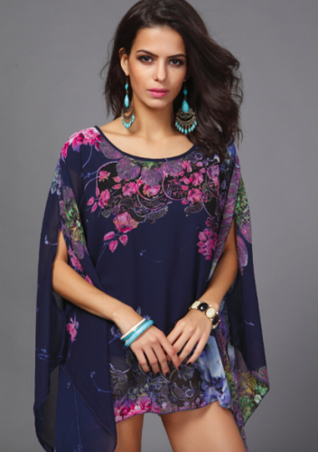 Tunika jedwabne kimono 