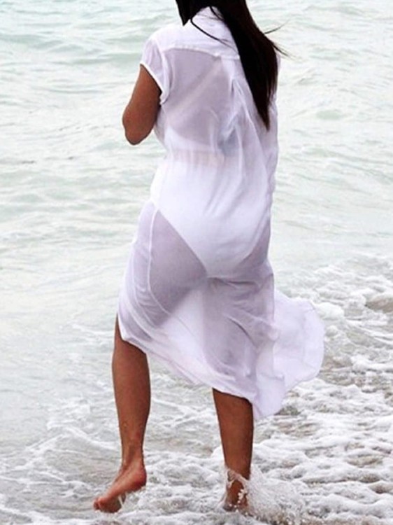 Tunika plażowa, narzutka BOHO