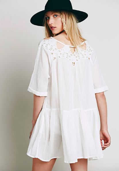 Biała tunika Vestidos