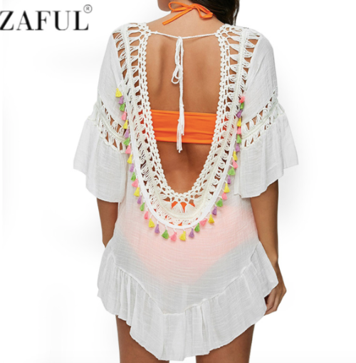 Tunika plażowa w stylu BOHO