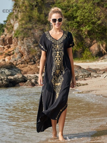 Moda plażowa, tunika plażowa, sukienka plażowa, długa sukienka plażowa