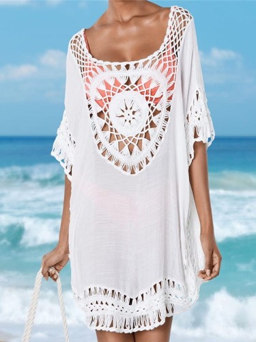 tunika plażowa w stylu boho