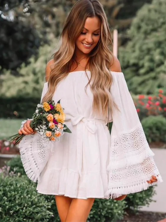 Tunika plażowa Boho