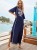 Elegancka długa tunika plażowa w stylu ABAYA , sukienka na plażę, długa tunika.