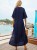 Elegancka długa tunika plażowa w stylu ABAYA
