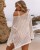 Sweterek plażowy, ażurowa tunika , bikini CoverUp