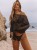Ażurowy sweterek plażowy, tunika plażowa, bikini CoverUp