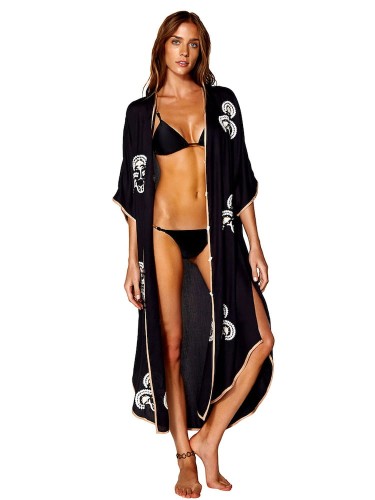 Narzutka plażowa, kimono plażowe, płaszczyk na plażę