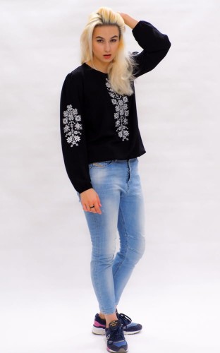 Bluzka koszulowa, koszula wyszywanka