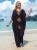 Elegancka tunika plażowa, długa sukienka, długa tunika oversize